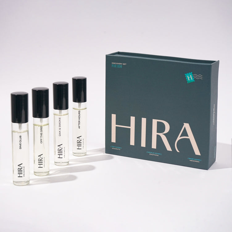 Discovery Set for Him | 4 X 10ML - HIRA FRAGRANCES