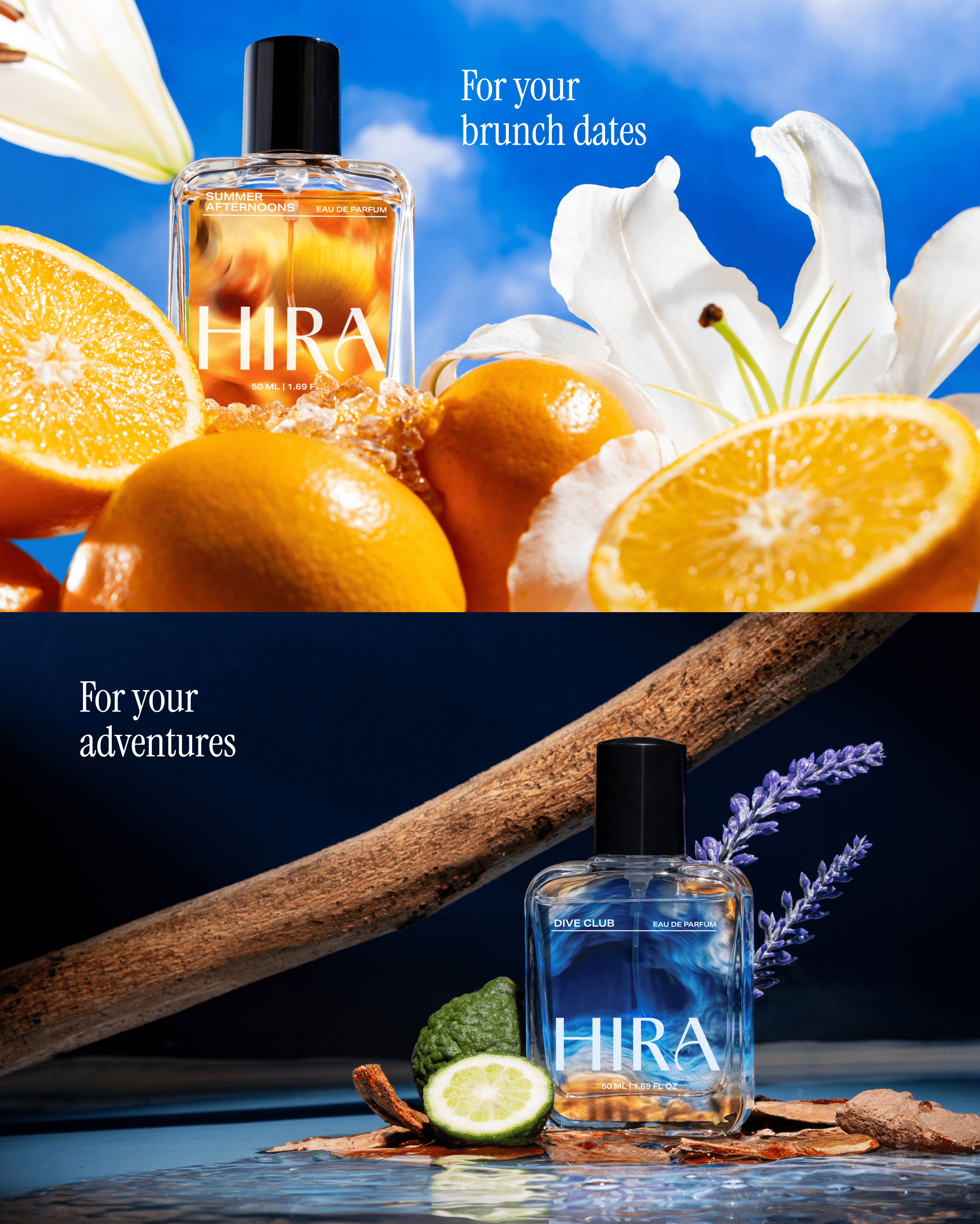 Hira Perfume Gift Set for Him | Oud & Woody Notes |2 x 50ml - HIRA FRAGRANCES