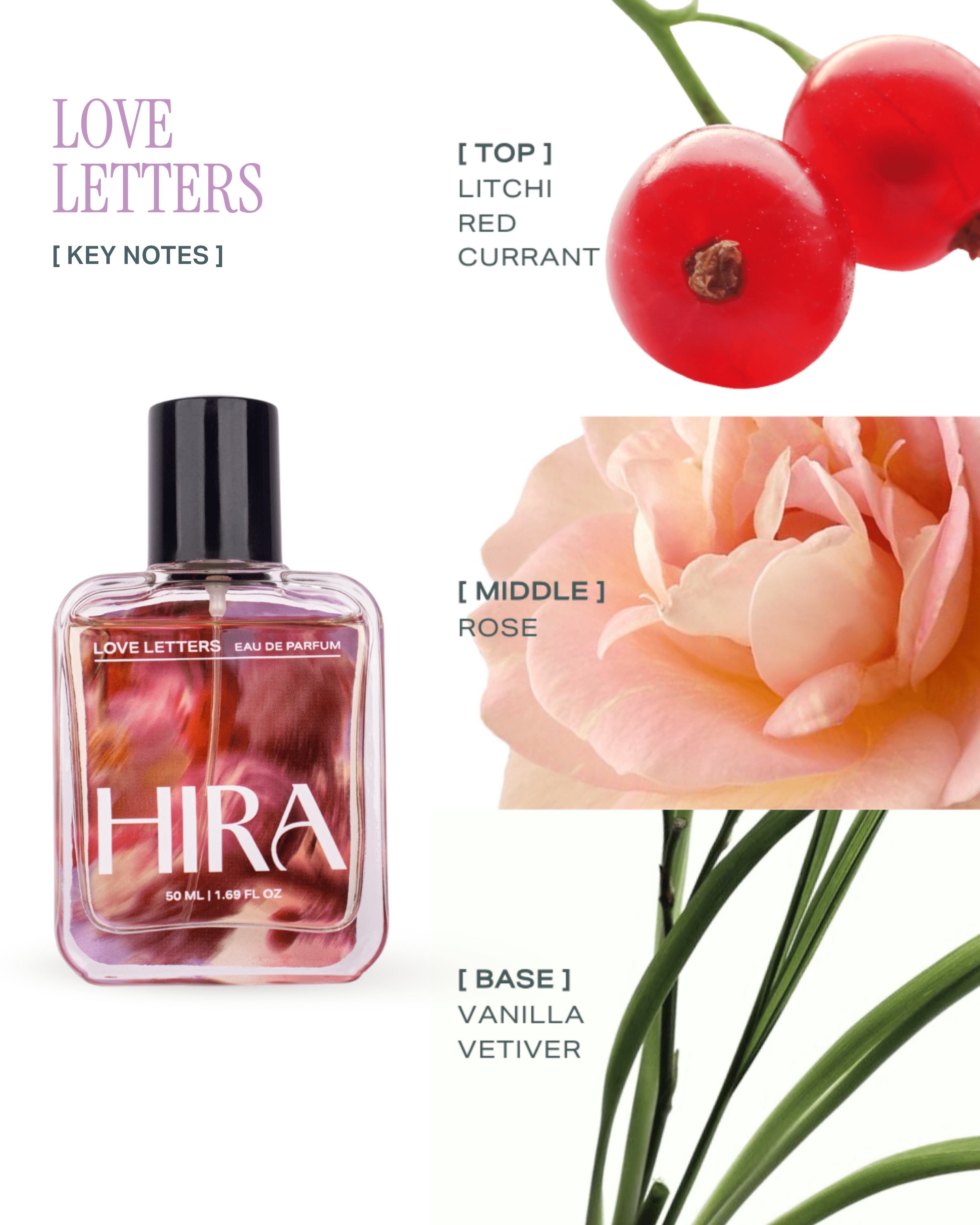 Hira Signature Perfume Collection for Her | Spicy, Citrus & Fruity Floral Notes |3 x 50ml - HIRA FRAGRANCES