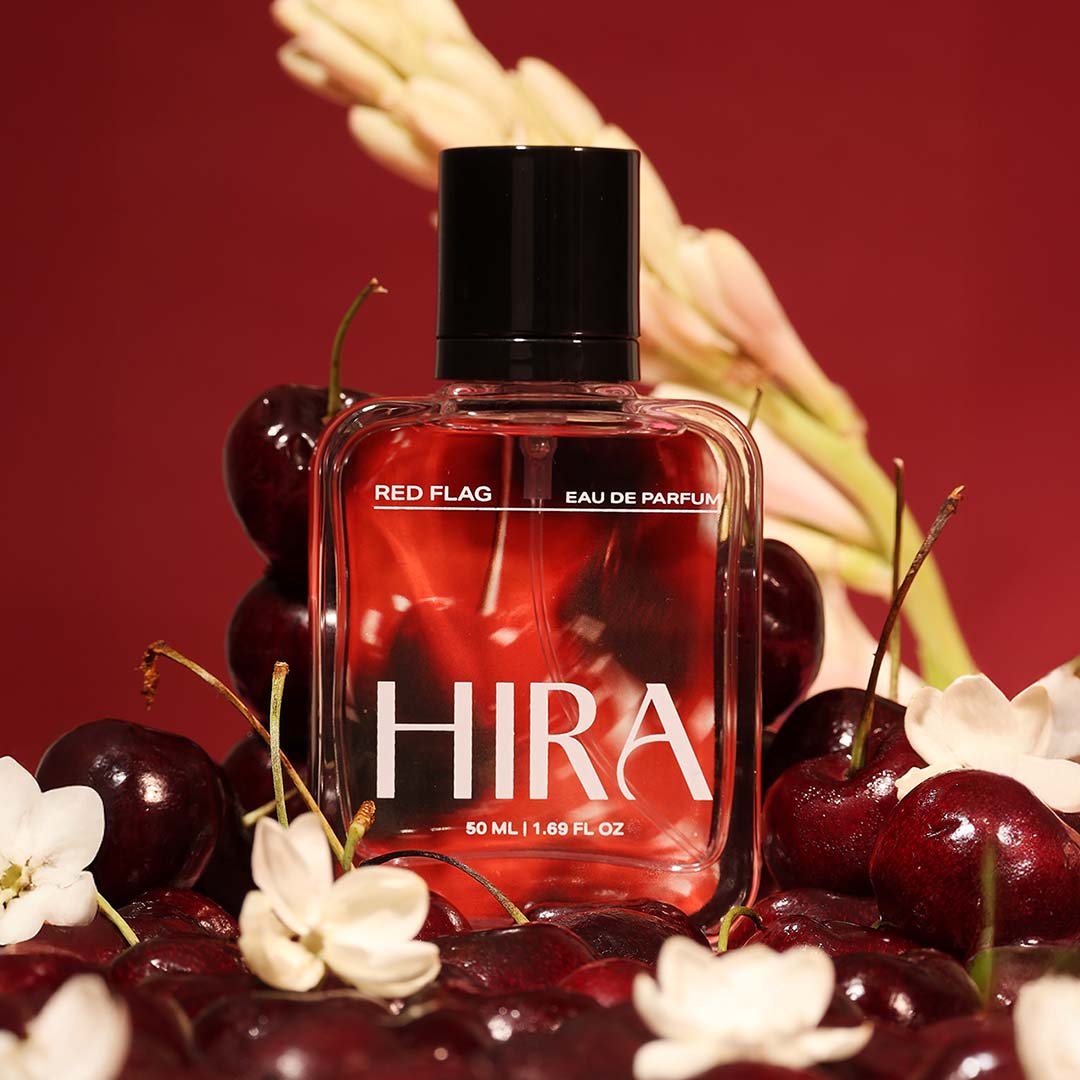 Red Flag Eau De Parfum | Floral Woody Long Lasting Perfume for Women - 50ml - HIRA FRAGRANCES