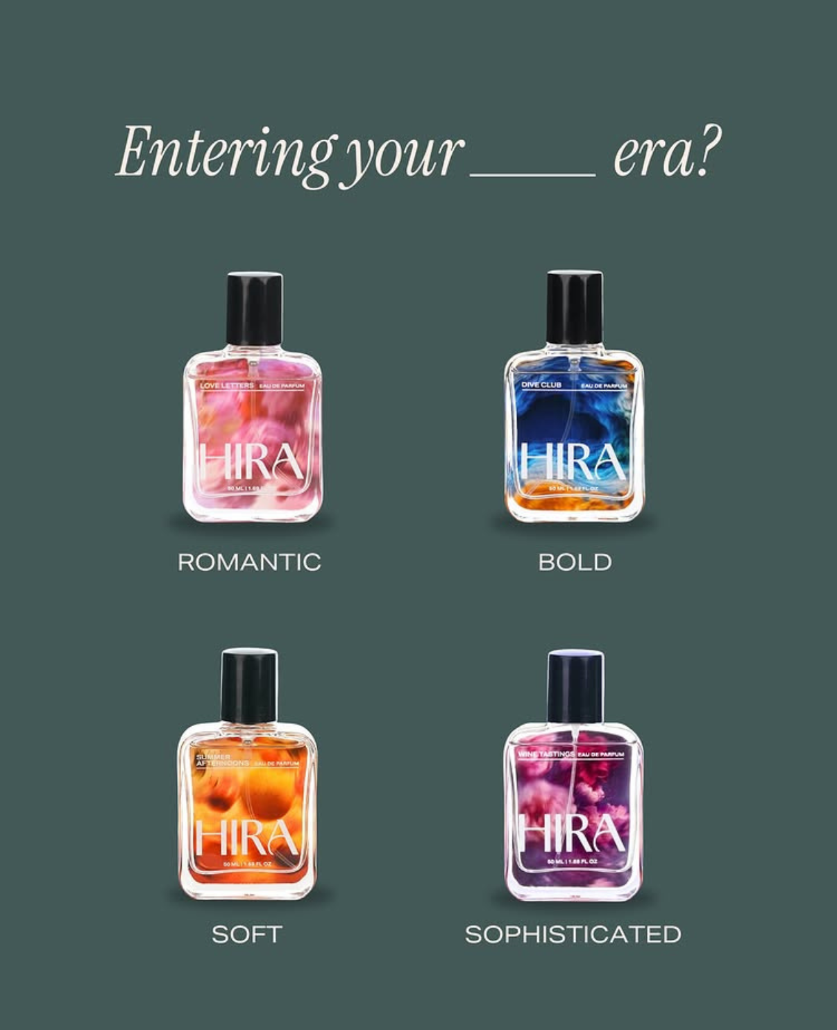 Perfumes for Different Moods: Build Your Perfume Mood Board with HIRA Fragrances
