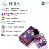 Wine Tastings Eau De Parfum | Spicy Oriental Long Lasting Perfume for Women - 50ml - HIRA FRAGRANCES