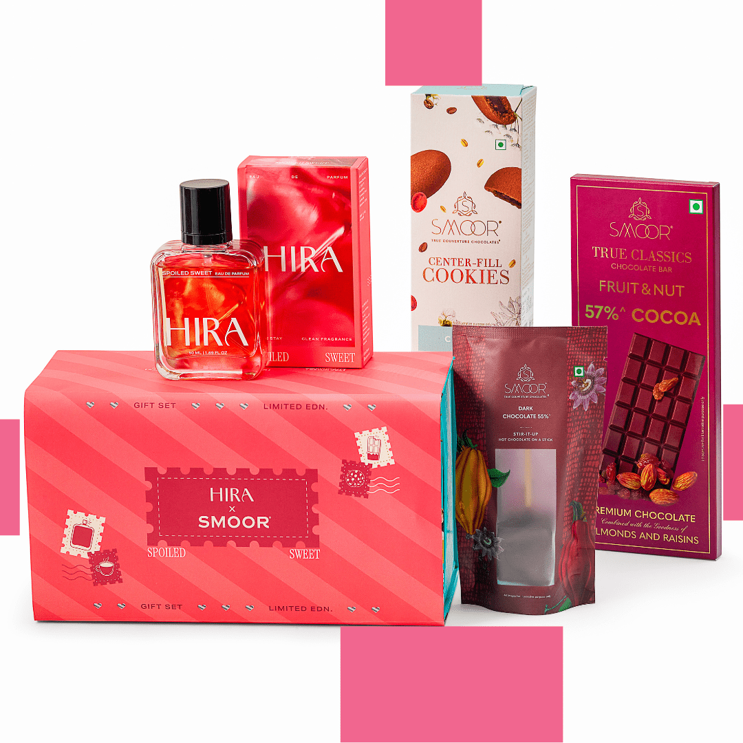 HIRA Spoiled Sweet x SMOOR Valentine's Gift Set for Her - HIRA FRAGRANCES