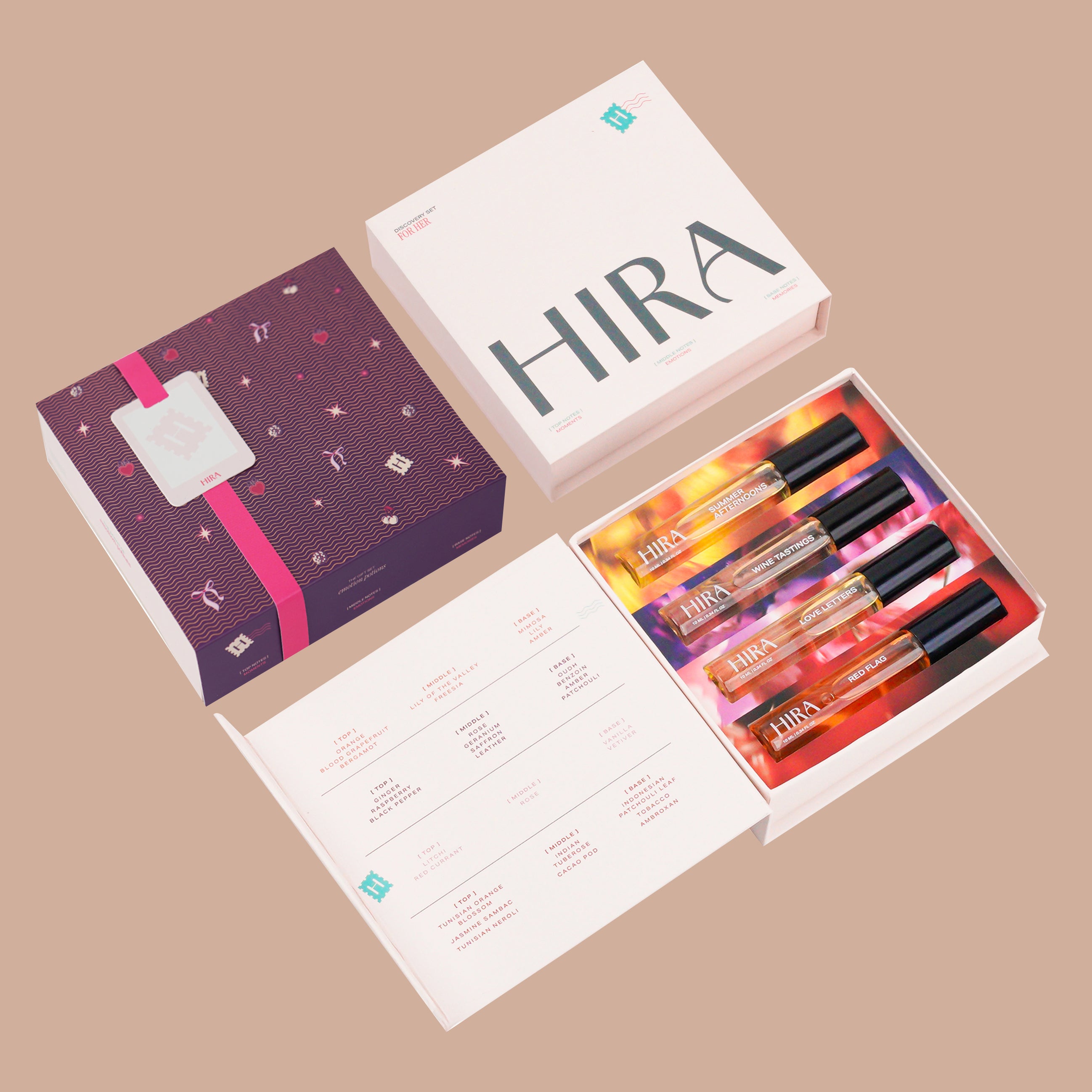 Luxury Gift Set for Her - 4 X 10ML - HIRA FRAGRANCES