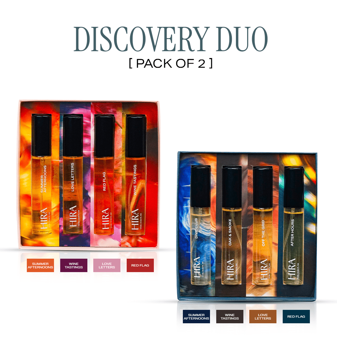The Discovery Duo Him & Her - 8 x 10ml - HIRA FRAGRANCES