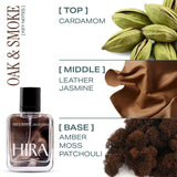 Oak & Smoke Eau De Parfum | Bold & Long - Lasting Perfume for Men – 50ml - HIRA FRAGRANCES