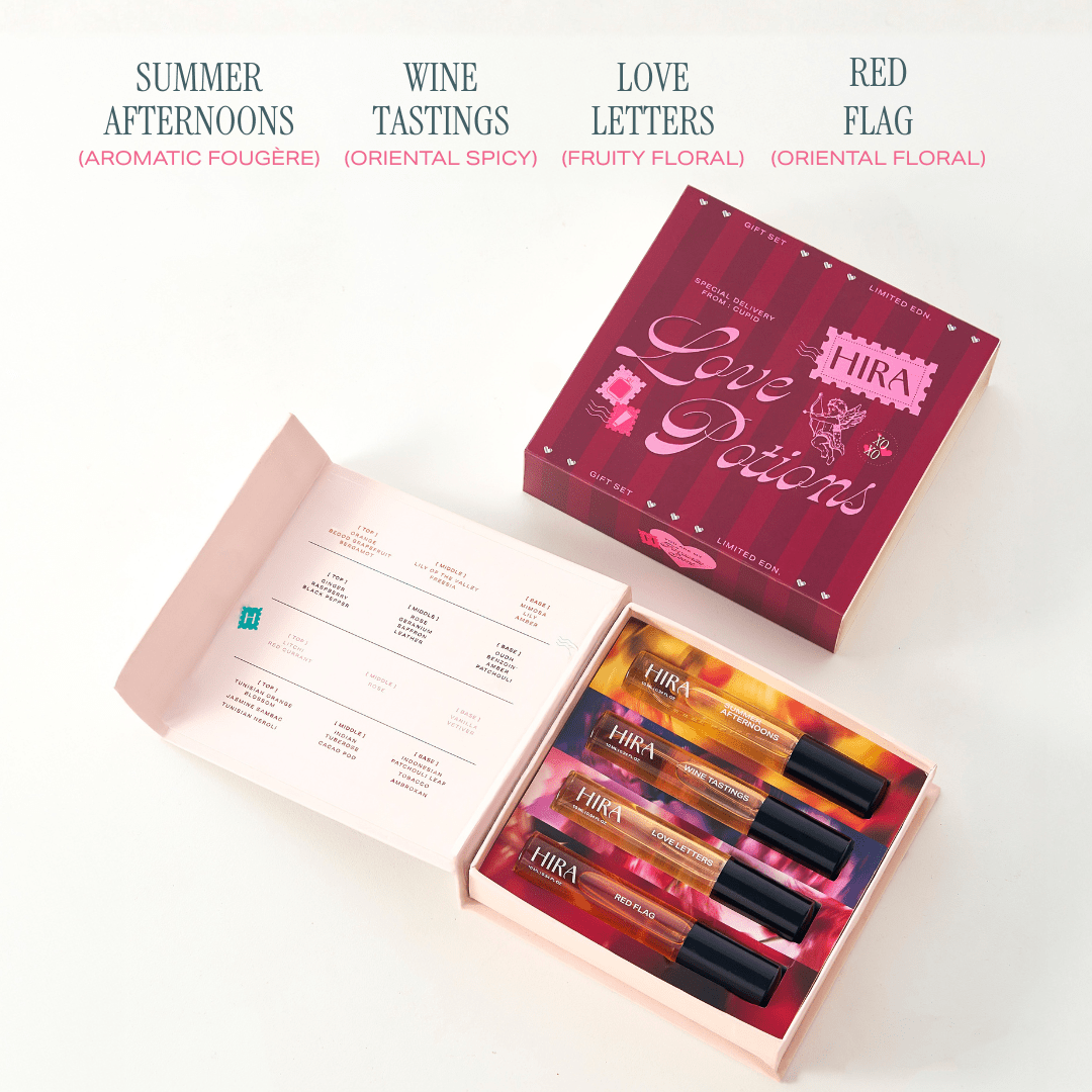 Love Potions for Her - 4 X 10ML - HIRA FRAGRANCES