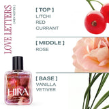 Love Letters Eau De Parfum | Fruity Floral Long Lasting Perfume For Women - 50ml - HIRA FRAGRANCES