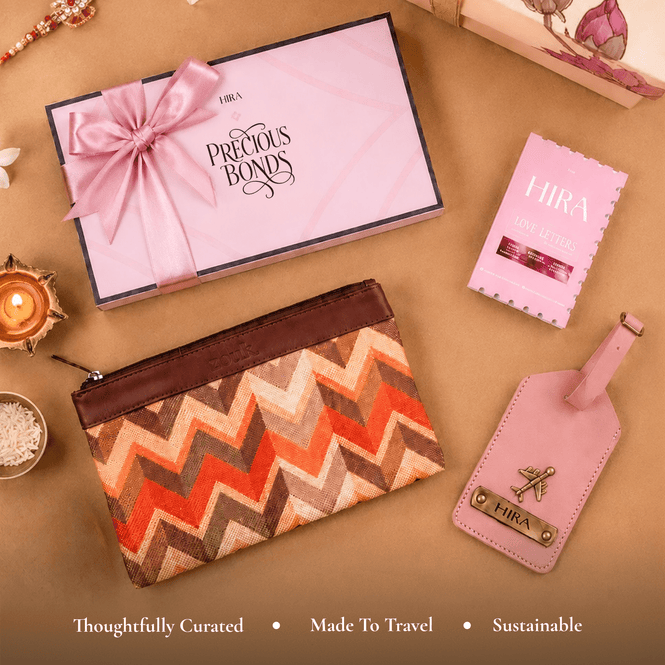 HIRA X ZOUK Rakhi Hamper For Her – Travel Essentials - HIRA FRAGRANCES