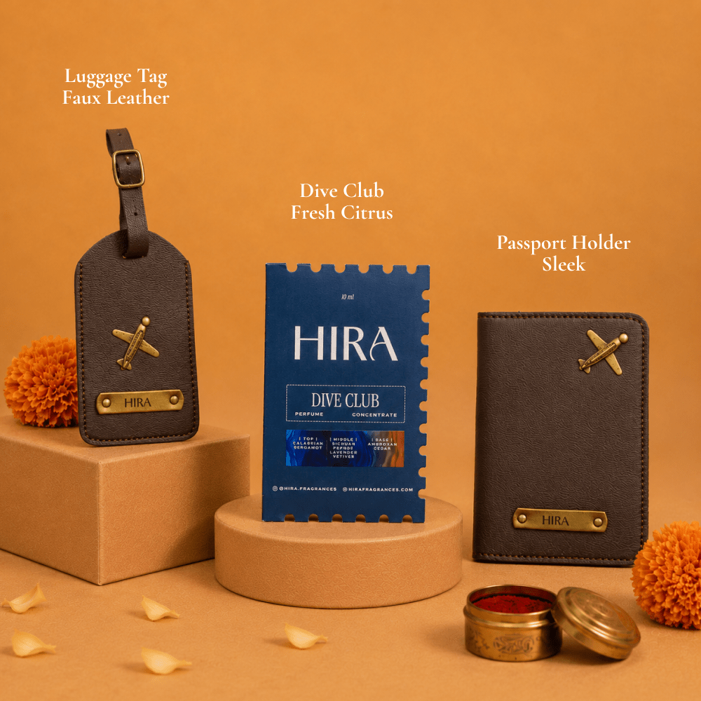 HIRA Rakhi Hamper For Him – Travel Essentials - HIRA FRAGRANCES