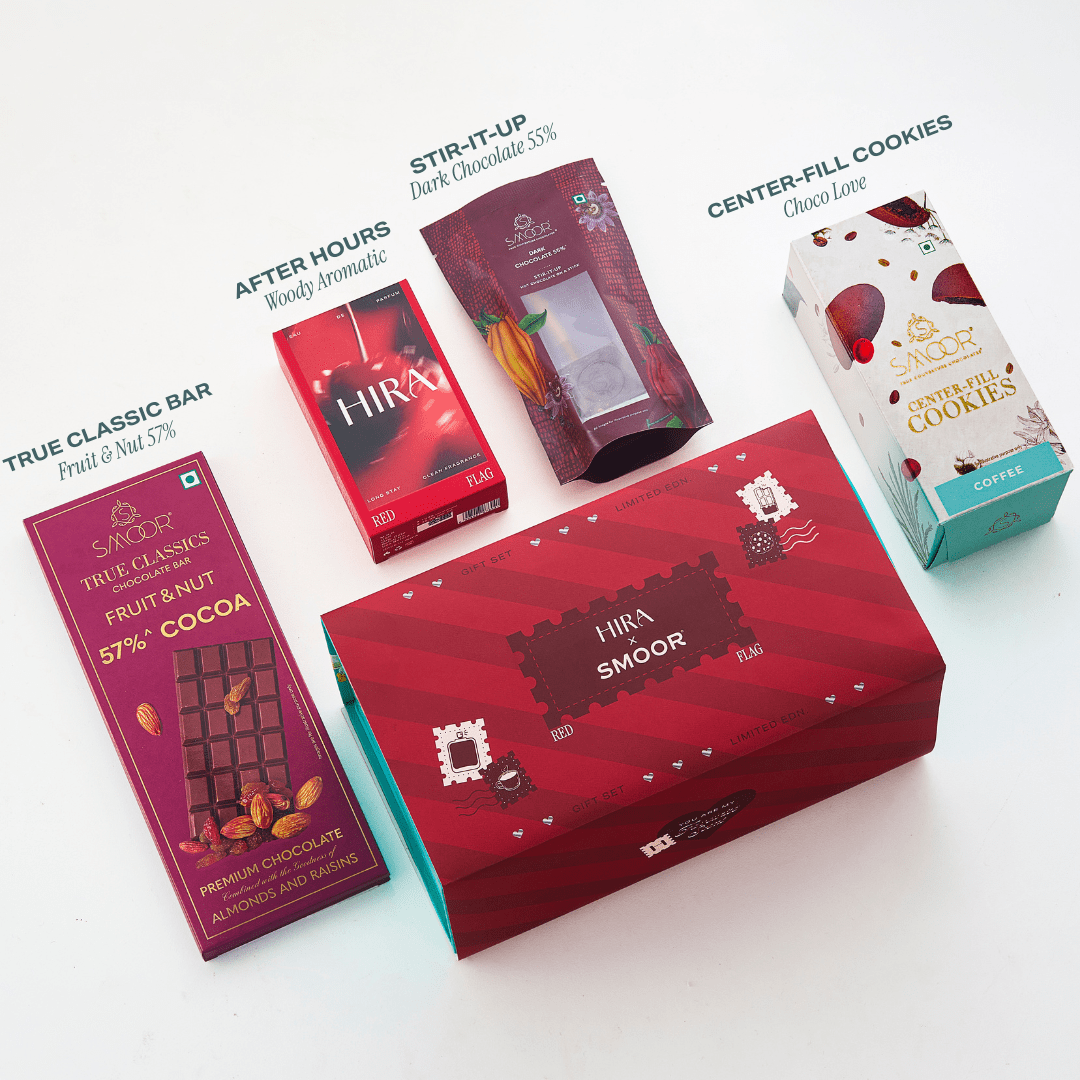 HIRA Red Flag x SMOOR Valentine's Gift Set for Her - HIRA FRAGRANCES