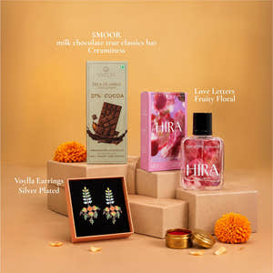 HIRA X Voylla X Smoor Rakhi Hamper For Her - HIRA FRAGRANCES