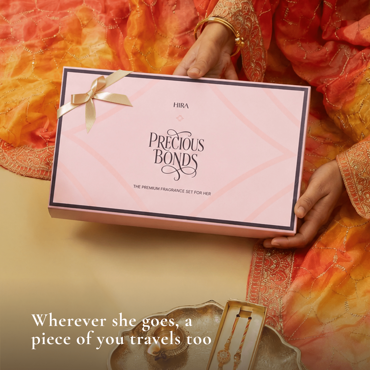 HIRA Rakhi Hamper for Her – Vanity Essentials - HIRA FRAGRANCES