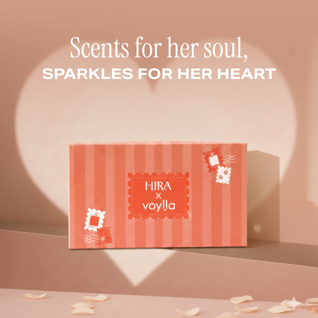 HIRA x Voylla Valentine's Gift Set for Her - HIRA FRAGRANCES