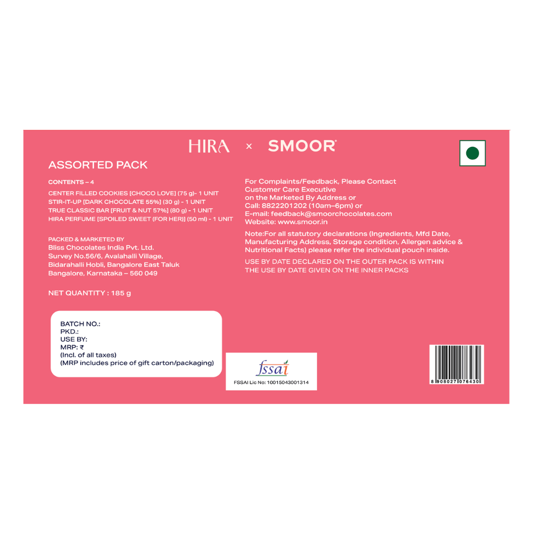 HIRA Spoiled Sweet x SMOOR Valentine's Gift Set for Her - HIRA FRAGRANCES