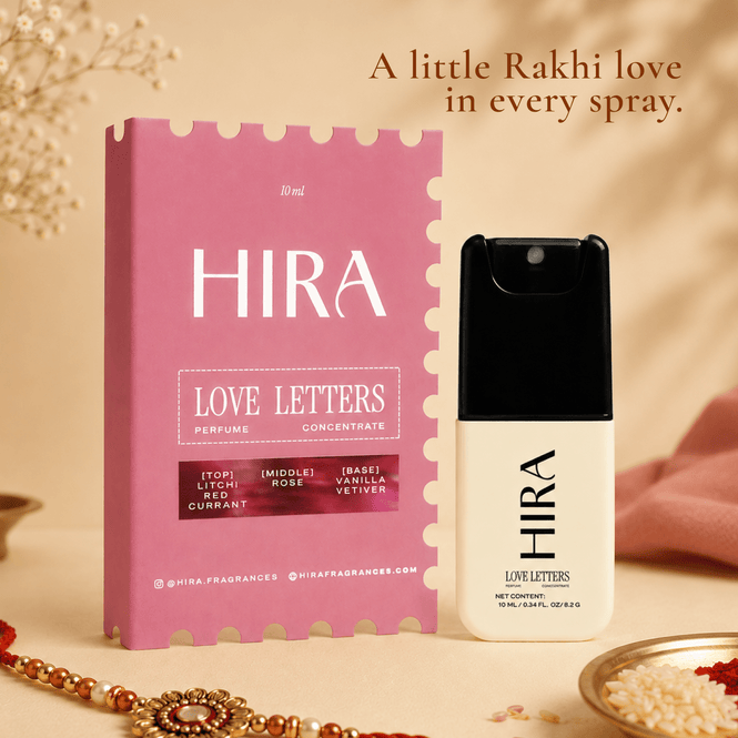 HIRA Rakhi Hamper for Her – Vanity Essentials - HIRA FRAGRANCES