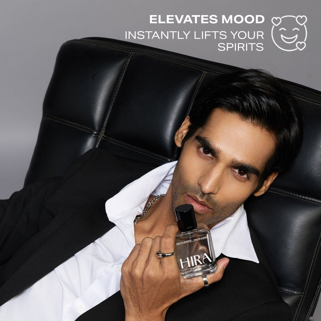 Oak & Smoke Eau De Parfum | Bold & Long - Lasting Perfume for Men – 50ml - HIRA FRAGRANCES