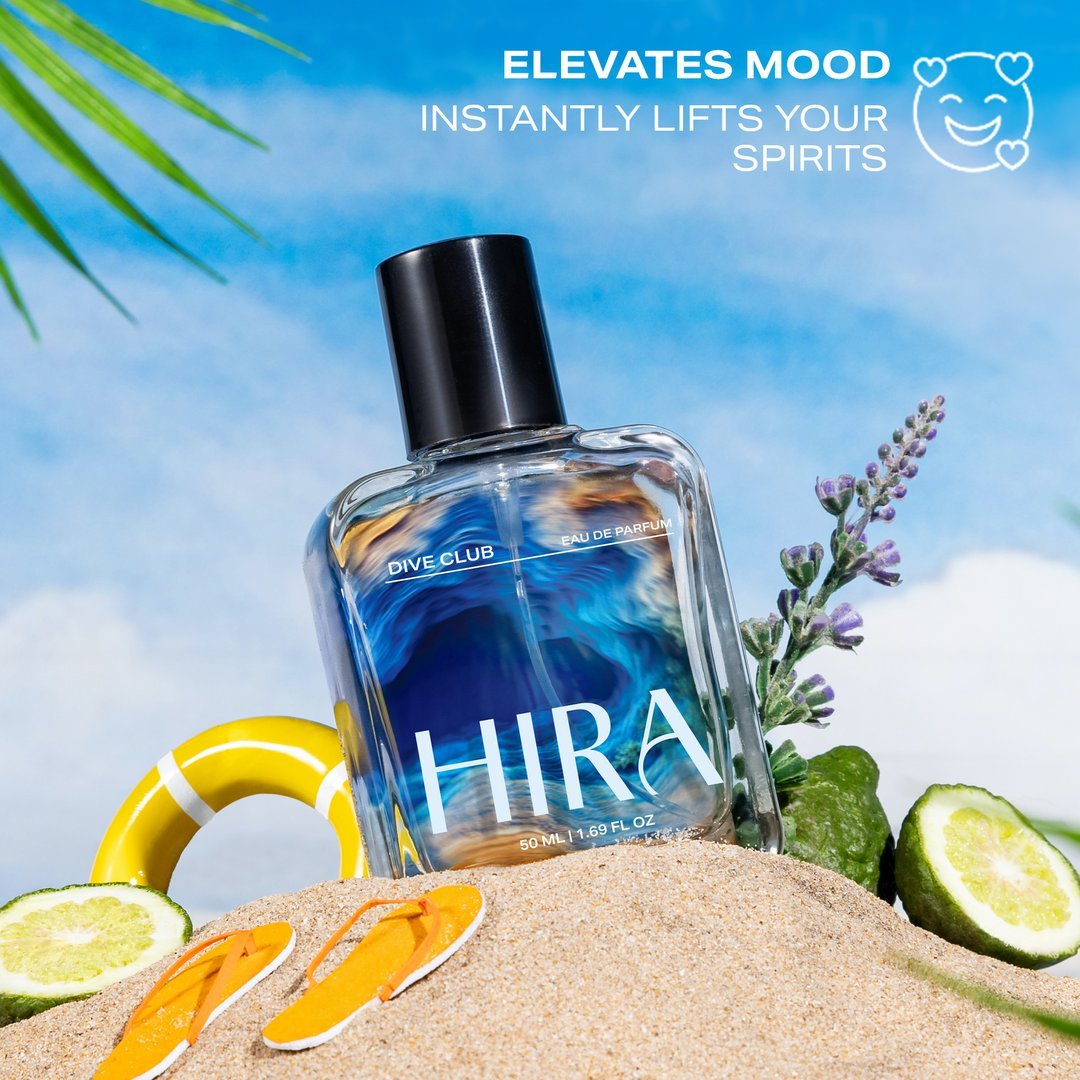 Dive Club Eau De Parfum | Woody Aromatic Long Lasting Perfume for Men - 50ml - HIRA FRAGRANCES