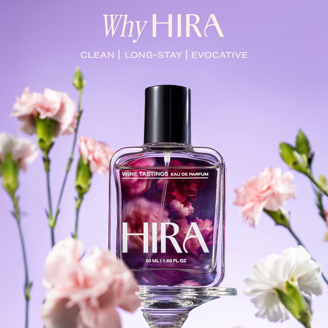 Wine Tastings Eau De Parfum | Spicy Oriental Long Lasting Perfume for Women - 50ml - HIRA FRAGRANCES
