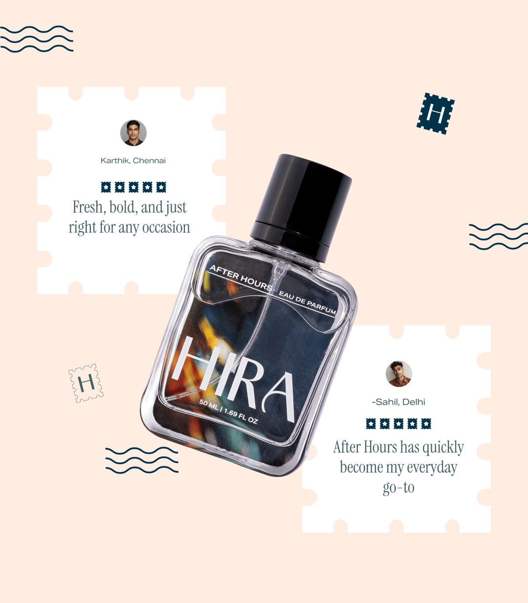 After Hours Eau De Parfum | Fresh Woody Long Lasting Perfume for Men - 50ml - HIRA FRAGRANCES