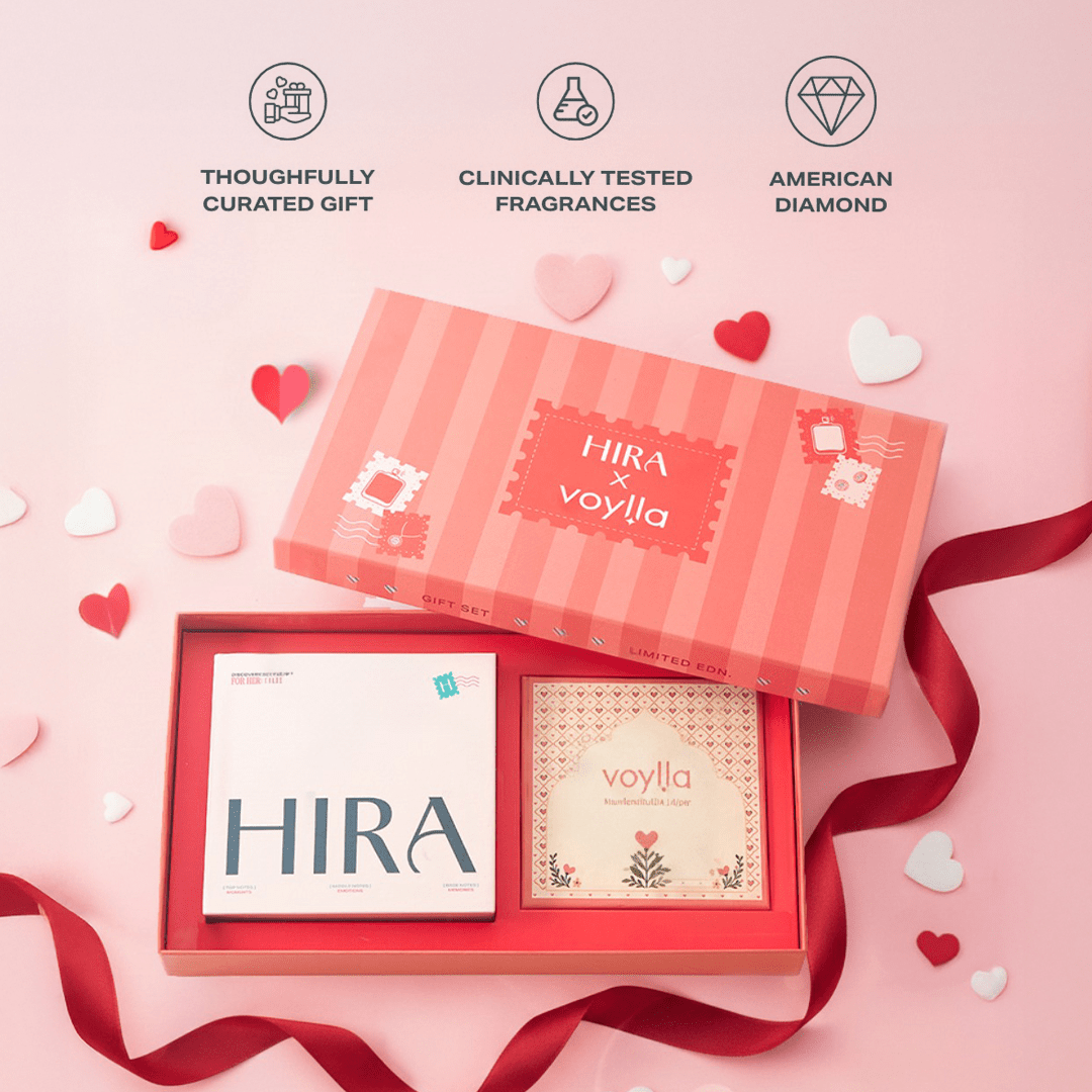 HIRA x Voylla Valentine's Gift Set for Her - HIRA FRAGRANCES