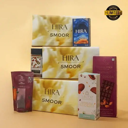 HIRA x SMOOR Gift Hamper for Men – 50ml Dive Club Eau de Parfum with Chocolates & Coffee