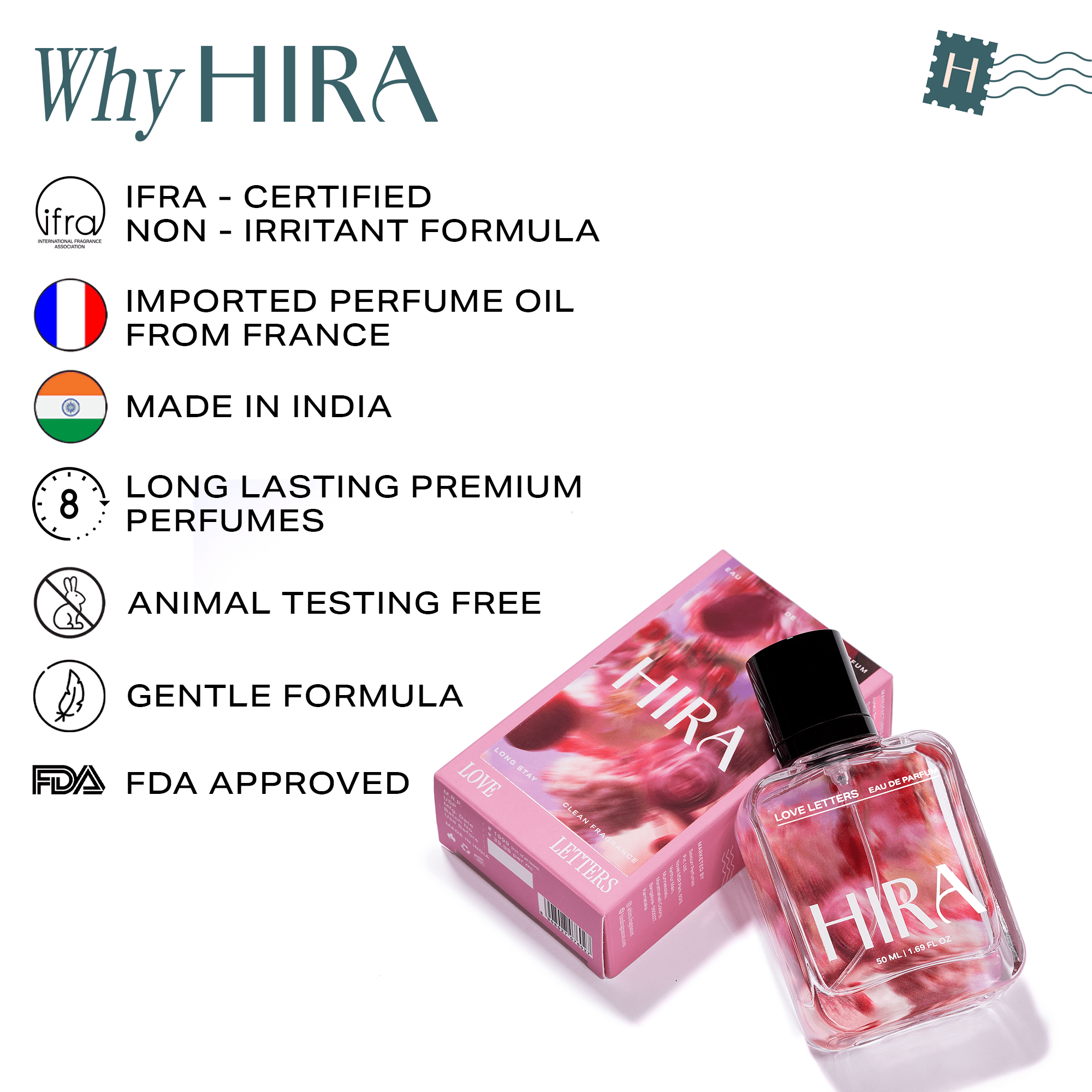 Love Letters - 50ML - HIRA FRAGRANCES