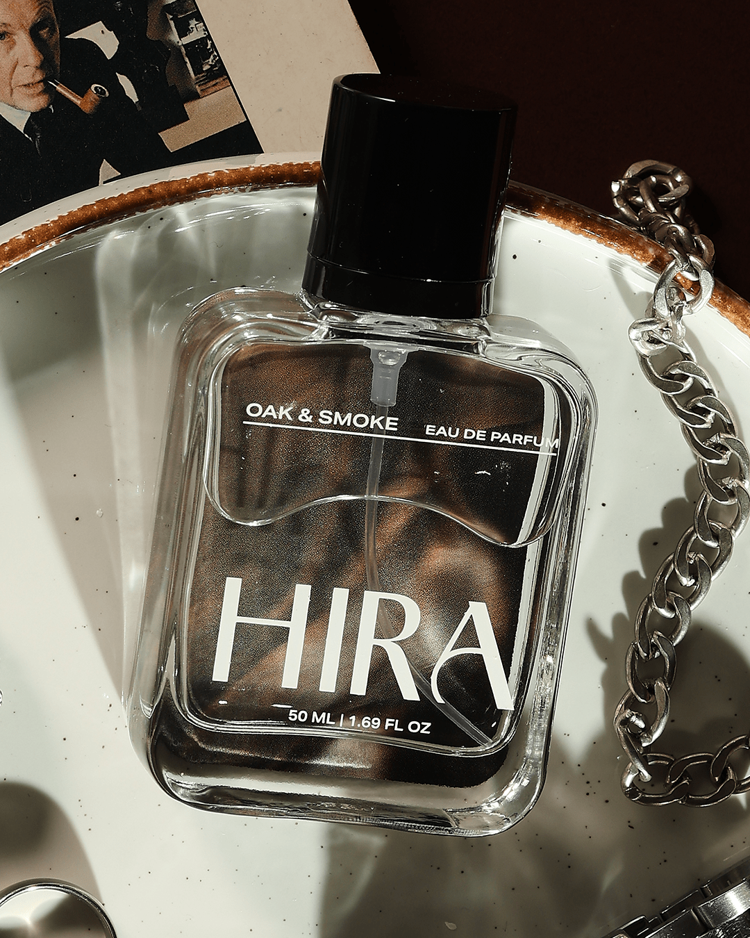 Oak & Smoke Eau De Parfum | Bold & Long - Lasting Perfume for Men – 50ml - HIRA FRAGRANCES