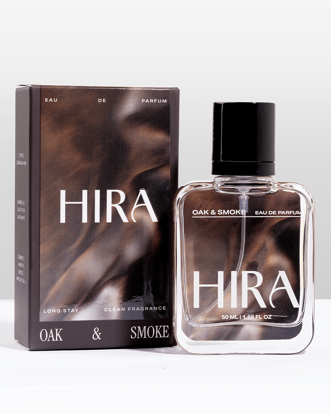 Oak & Smoke Eau De Parfum | Bold & Long - Lasting Perfume for Men – 50ml - HIRA FRAGRANCES