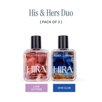 Hira Perfume Gift Set — For His & Hers | Dive Club & Love Letters | 2 x 50ml - HIRA FRAGRANCES