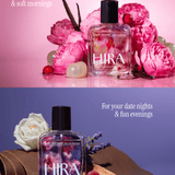 Hira Perfume Gift Set for Her | Floral, Sweet & Oudh Spice Notes |2 x 50ml - HIRA FRAGRANCES