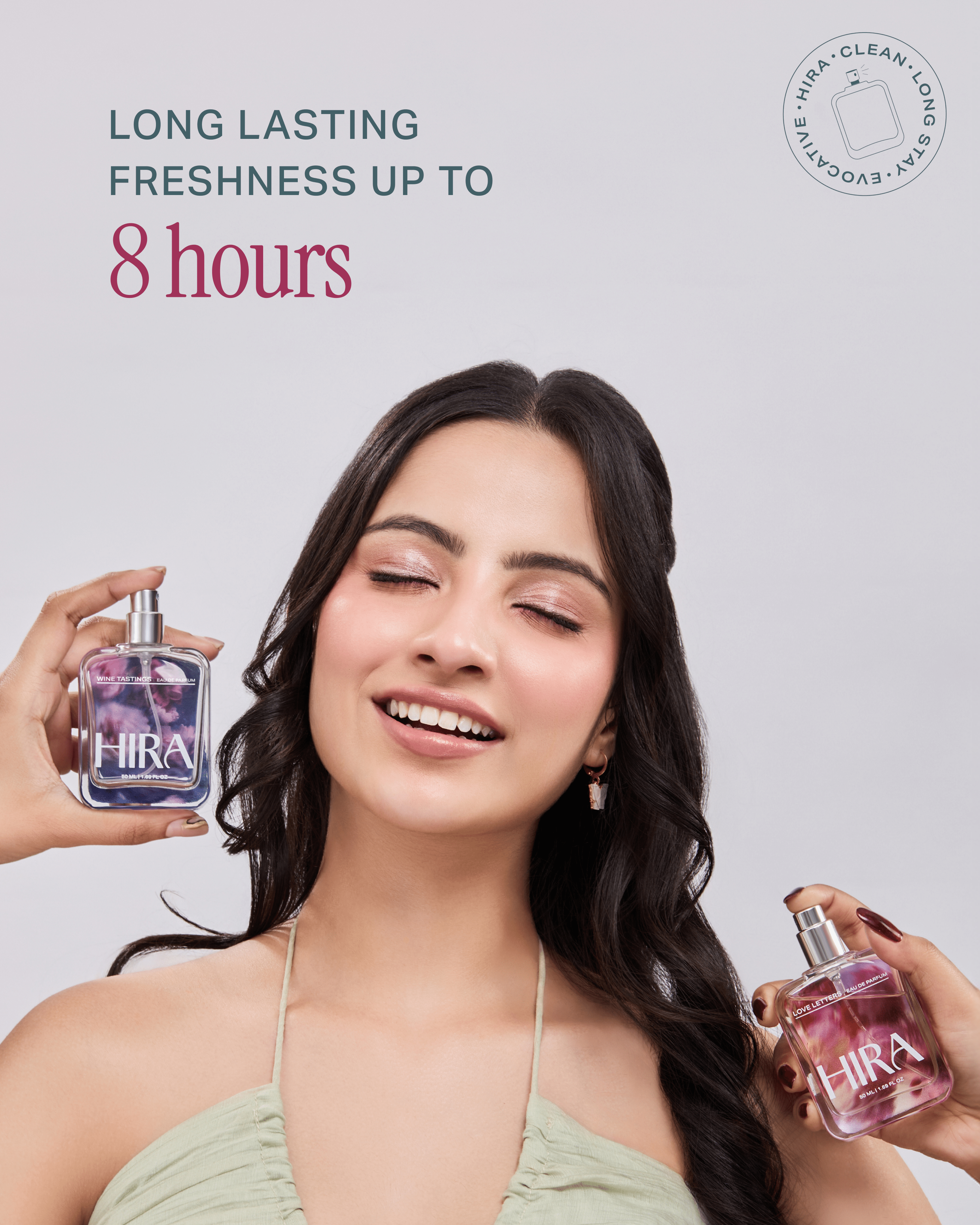 Hira Perfume Gift Set for Her | Floral, Sweet & Oudh Spice Notes |2 x 50ml - HIRA FRAGRANCES