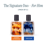 Hira Perfume Gift Set for Him | Oud & Woody Notes |2 x 50ml - HIRA FRAGRANCES