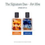 Hira Perfume Gift Set for Him | Citrus & Woody Notes Edition - 2 x 50ml - HIRA FRAGRANCES