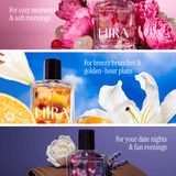 Hira Signature Perfume Collection for Her | Spicy, Citrus & Fruity Floral Notes |3 x 50ml - HIRA FRAGRANCES
