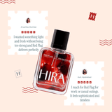 Red Flag Eau De Parfum | Floral Woody Long Lasting Perfume for Women - 50ml - HIRA FRAGRANCES