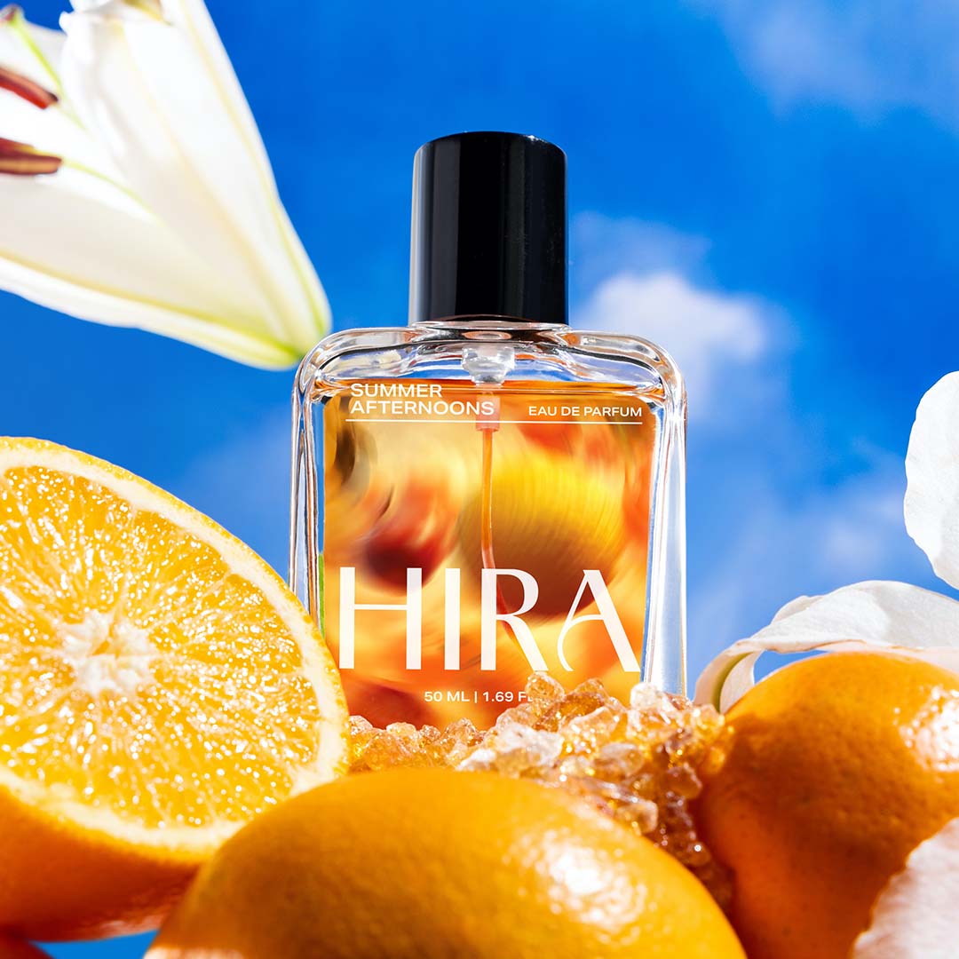 Summer Afternoons Eau De Parfum | Citrus Oriental Long Lasting Perfume for Men and Women - 50ml - HIRA FRAGRANCES